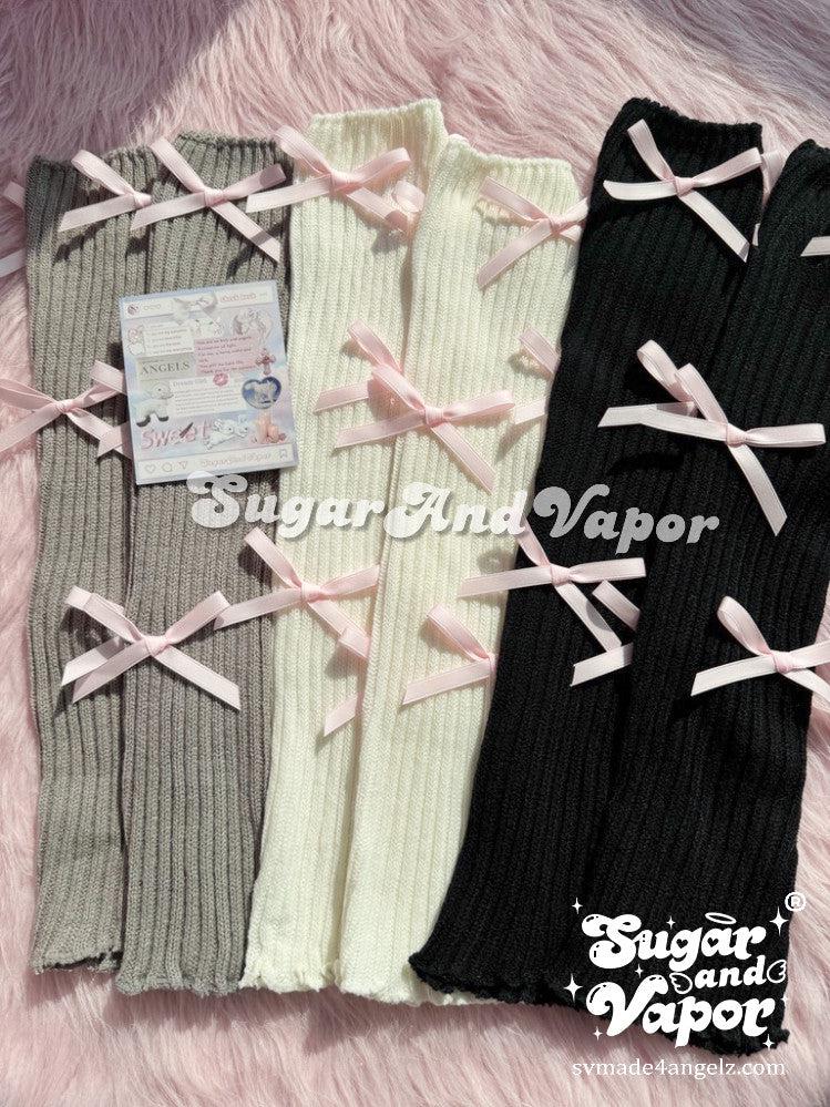 Carlotta Multi Ribbons Coquette Arm/Leg Warmers