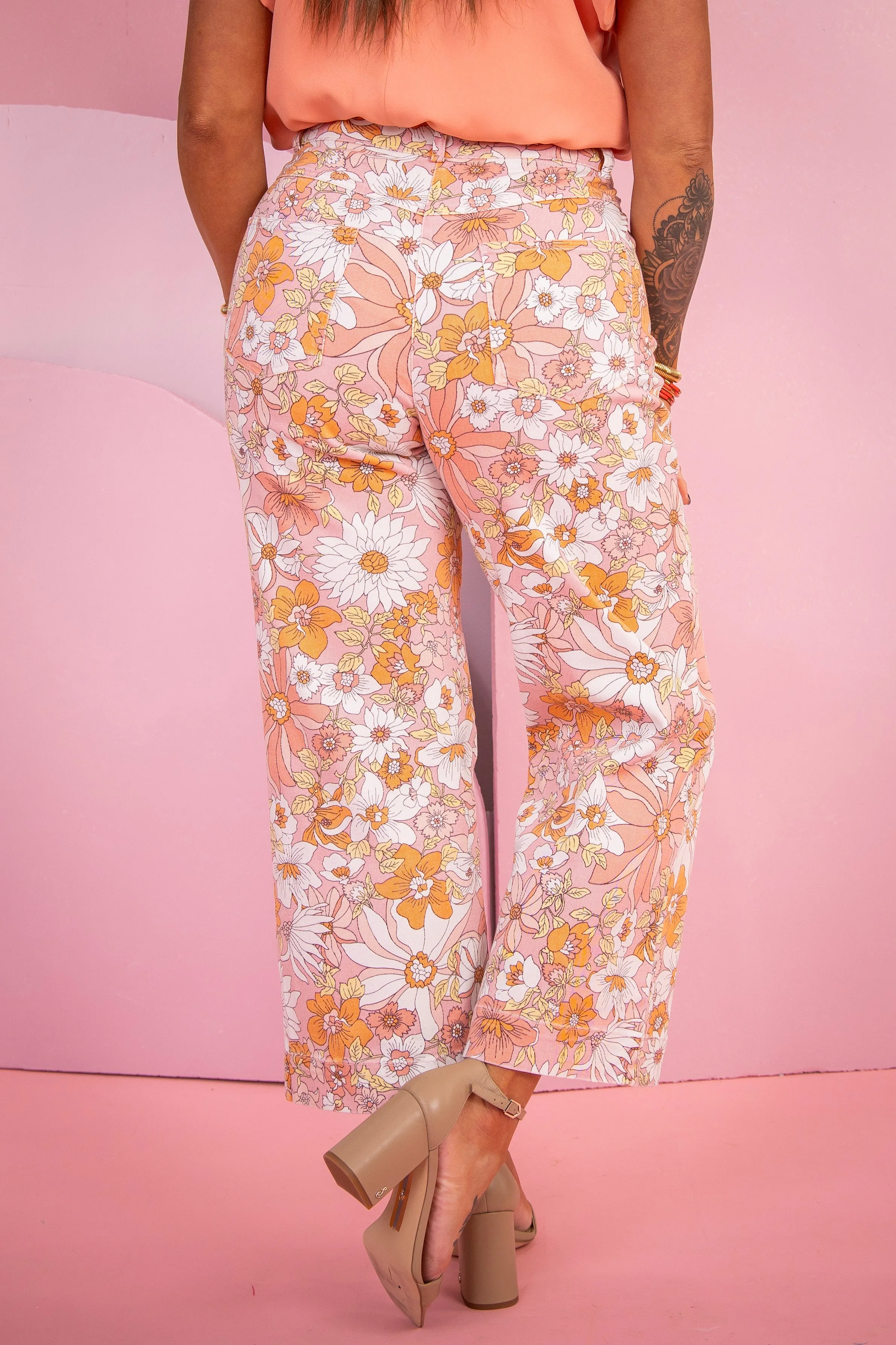 Chasing Wild Flowers Wide Leg Pant