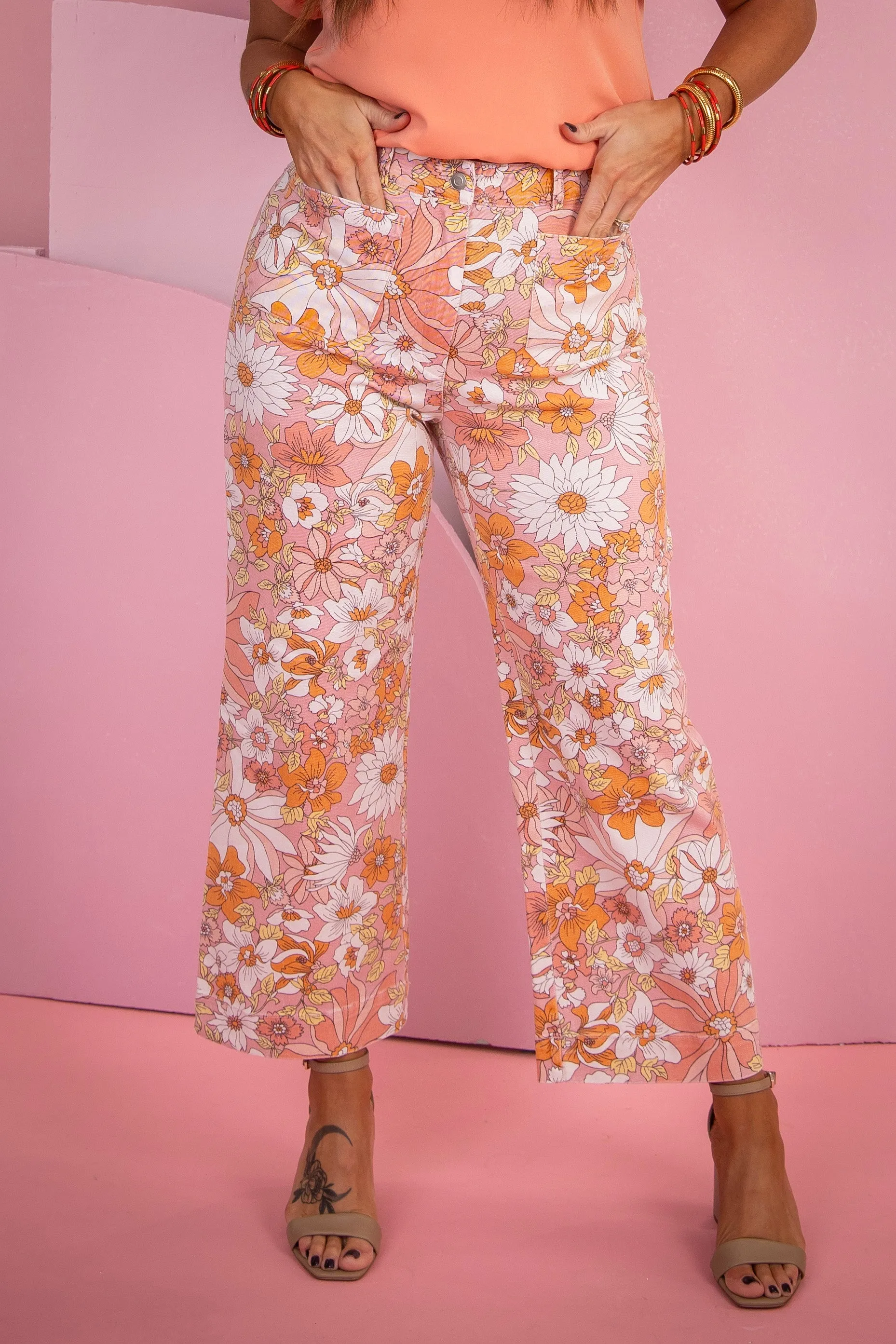 Chasing Wild Flowers Wide Leg Pant