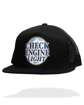 CHECK ENGINE LIGHT : SNAPBACK : BLACK