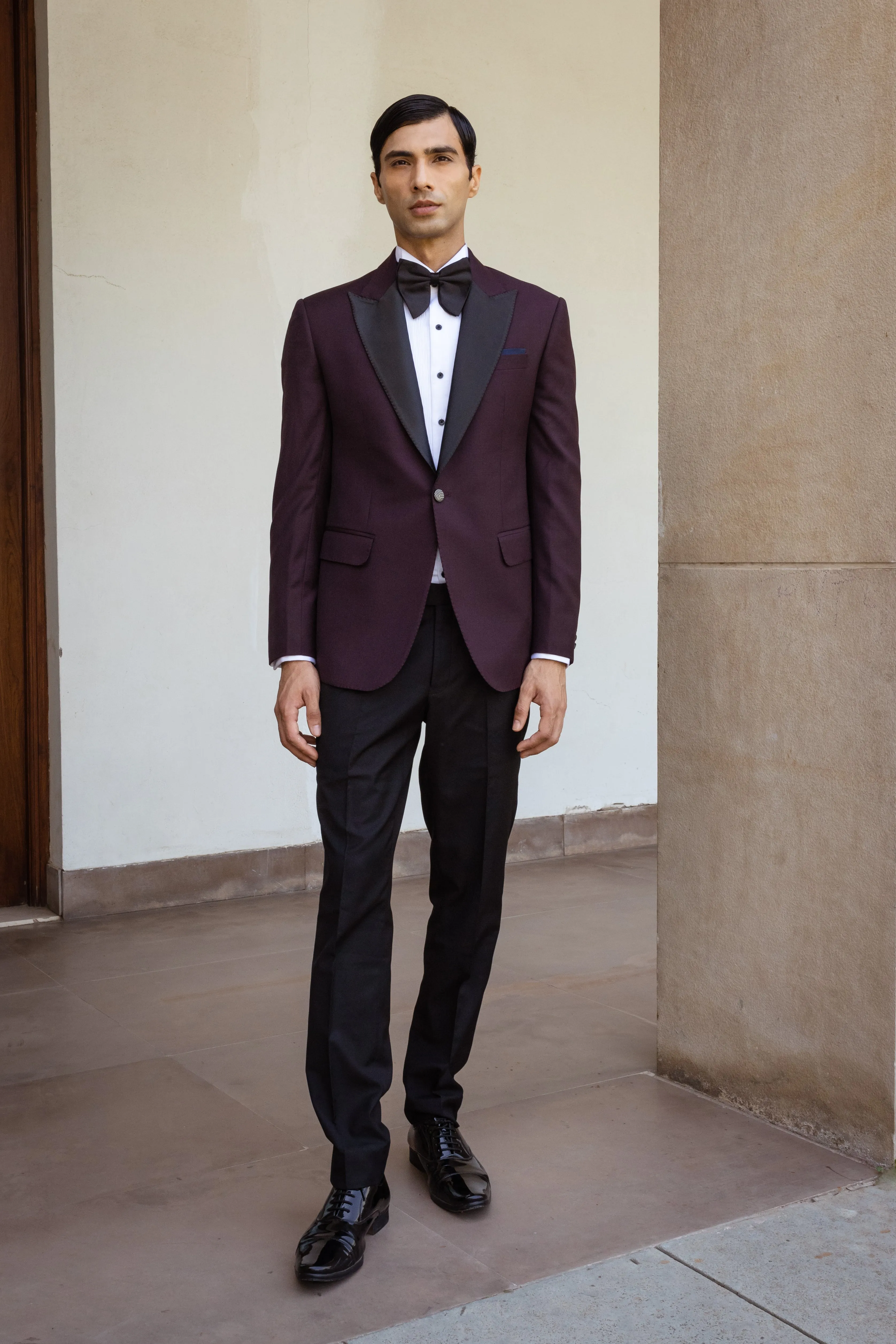 Claret Tuxedo Jacket