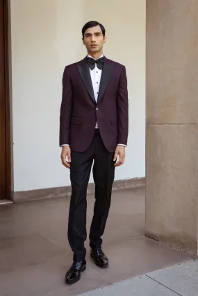 Claret Tuxedo Jacket