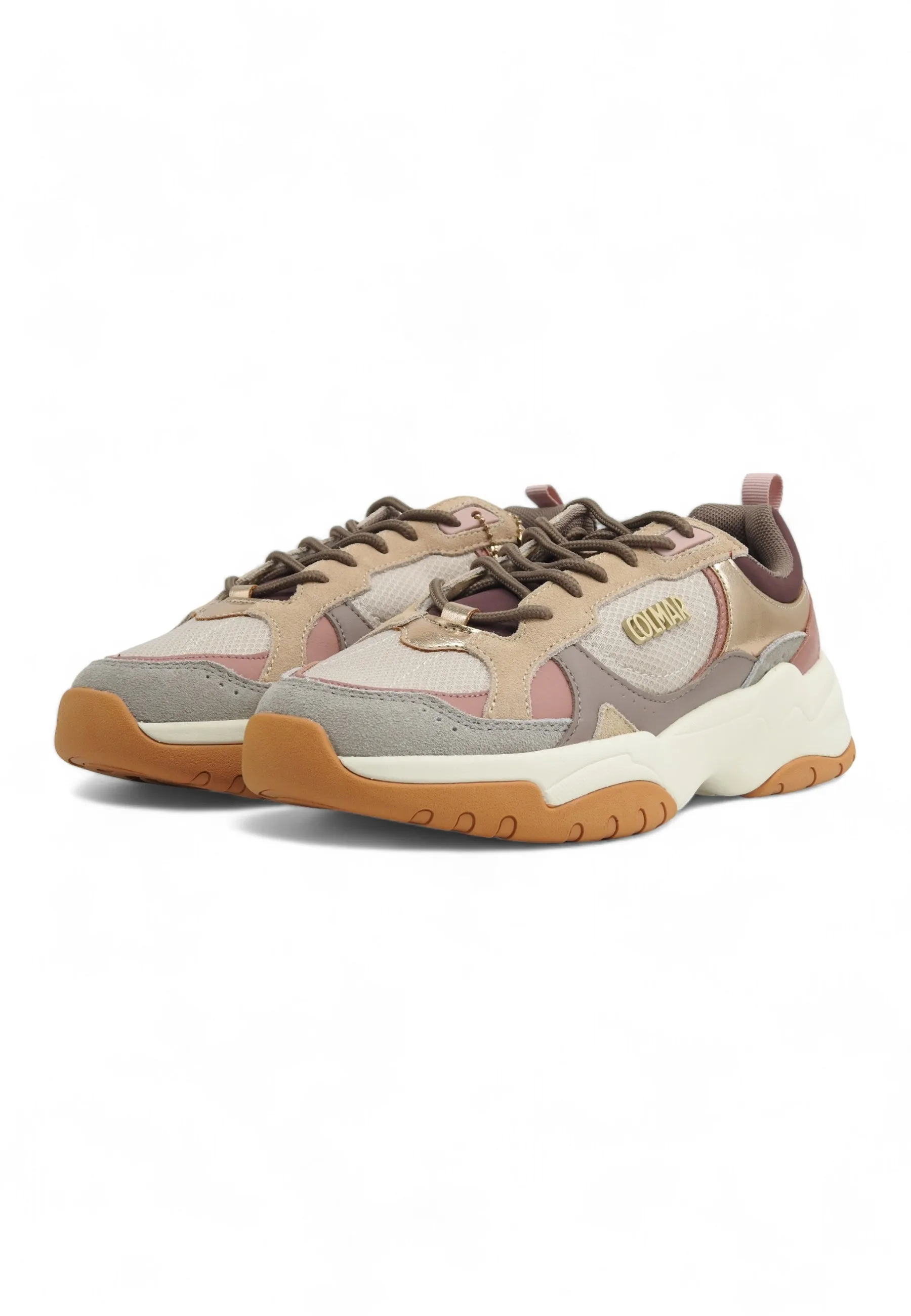 COLMAR Running Suede Sneaker Donna Beige Multi TESS WONDER 097