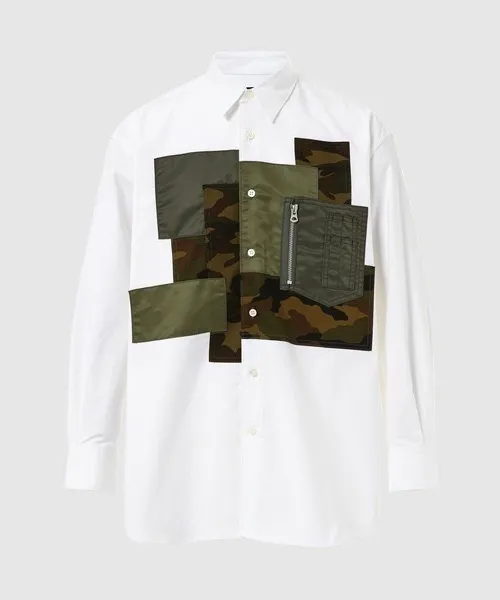 COMME des GARCONS  |Designers Unisex Long Sleeves Cotton Street Style Shirts