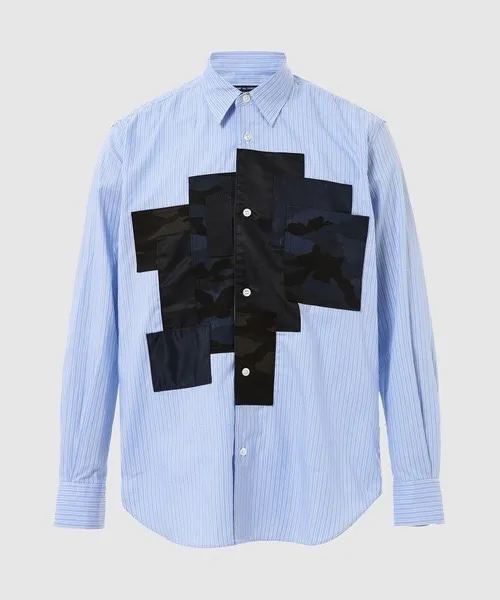 COMME des GARCONS  |Designers Unisex Long Sleeves Cotton Street Style Shirts