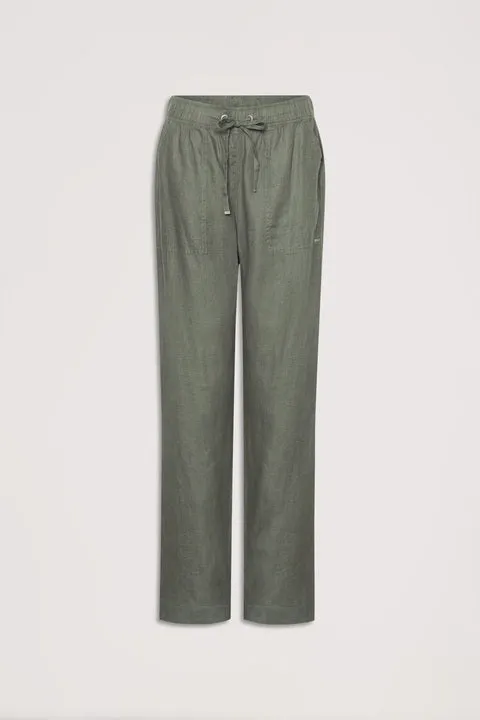 D-Luxe Wide Leg Linen Pant