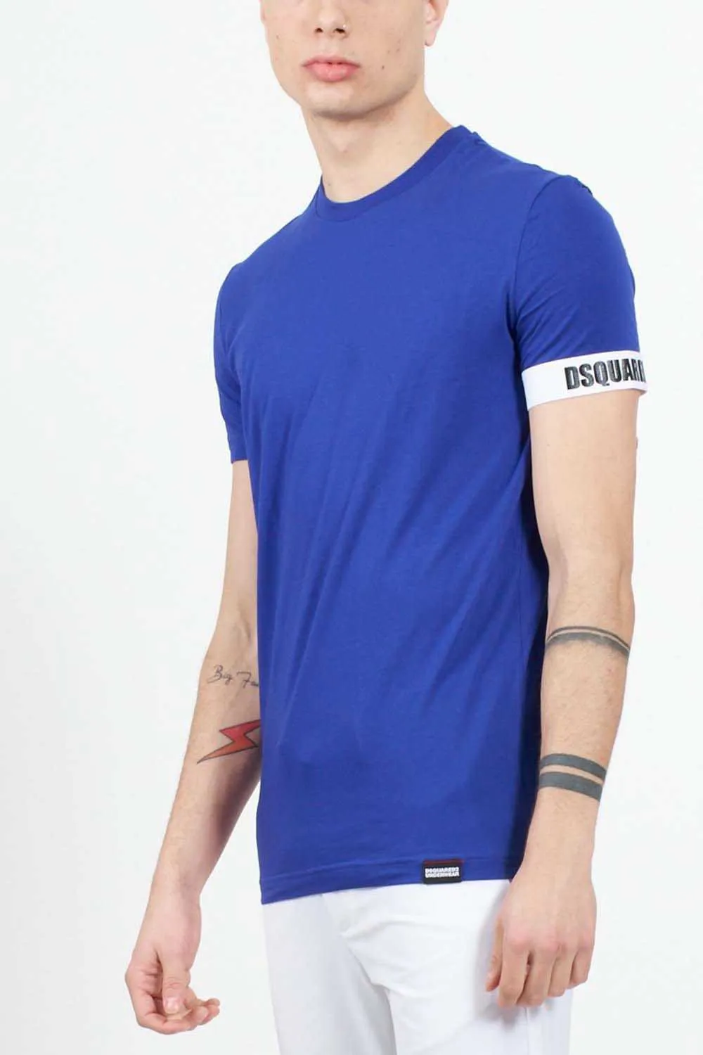 D SQUARED2  |Plain Cotton Logo Luxury T-Shirts