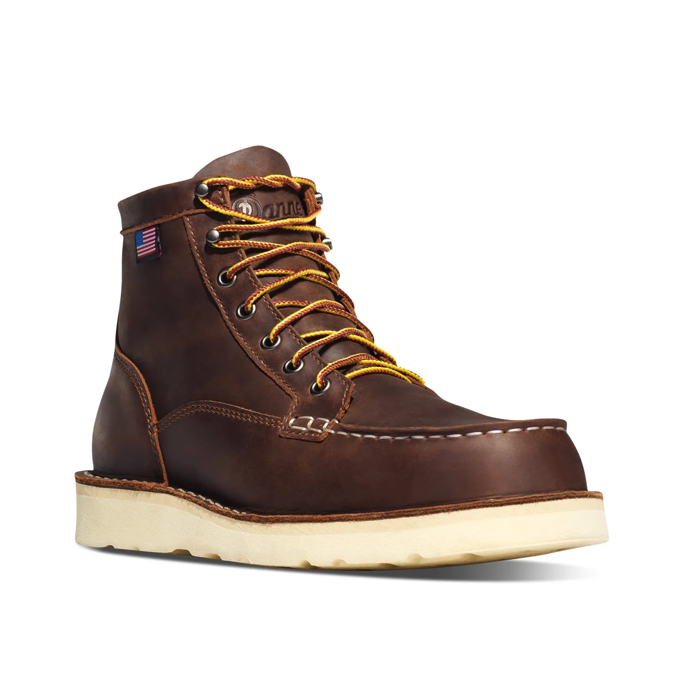 DANNER BULL RUN MOC TOE BOOT BROWN