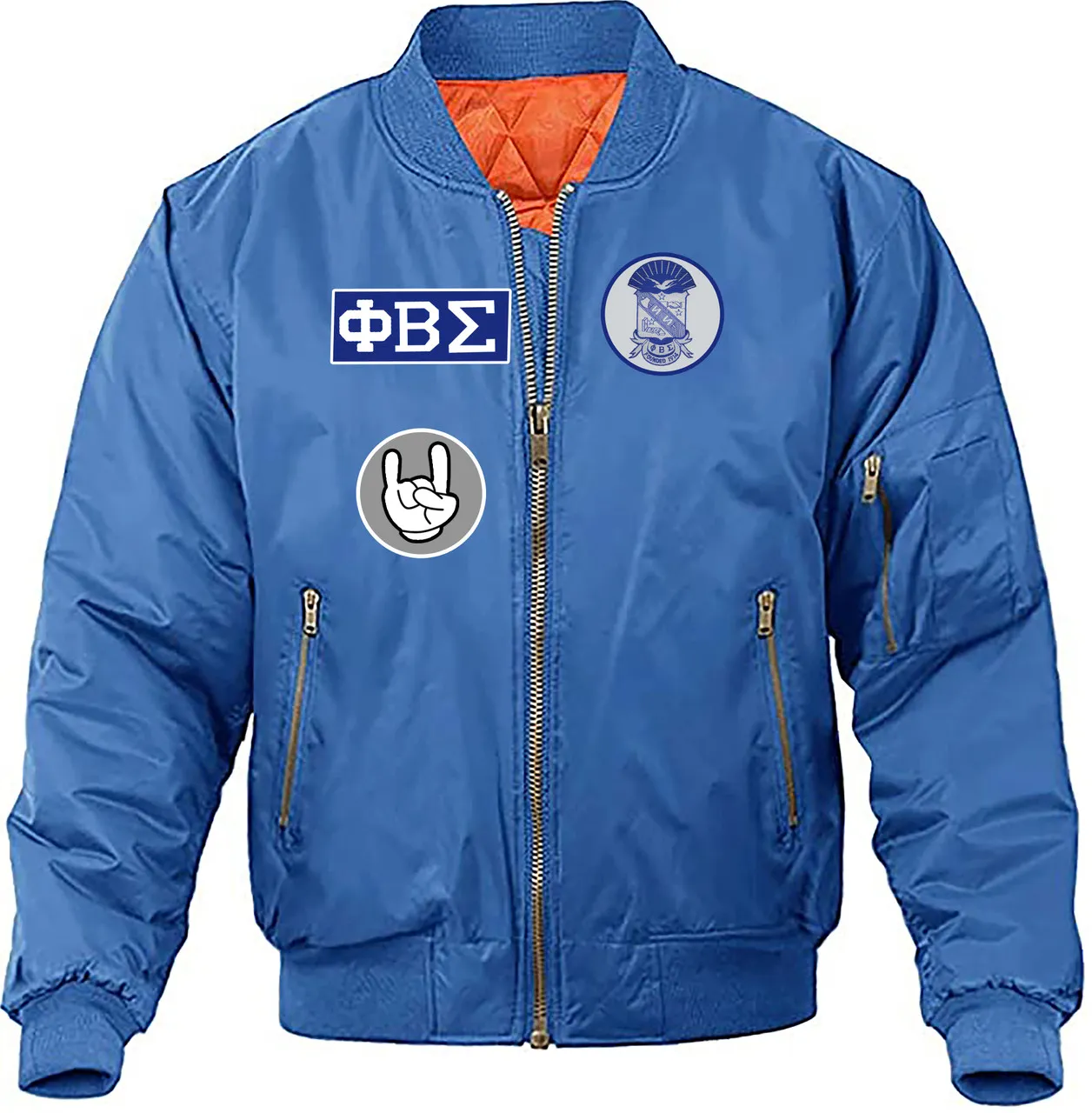 Deference Clothing® compatible with Zeta Phi Beta Clothing® Chapter Chapter 59 Bomber Jacket Patches