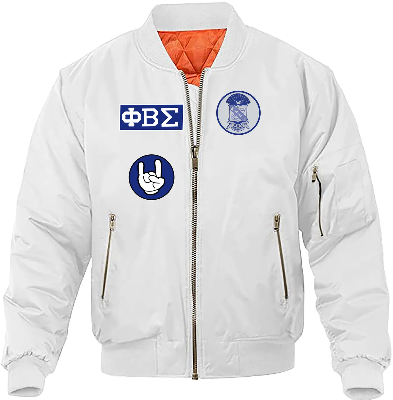 Deference Clothing® compatible with Zeta Phi Beta Clothing® Chapter Chapter 59 Bomber Jacket Patches