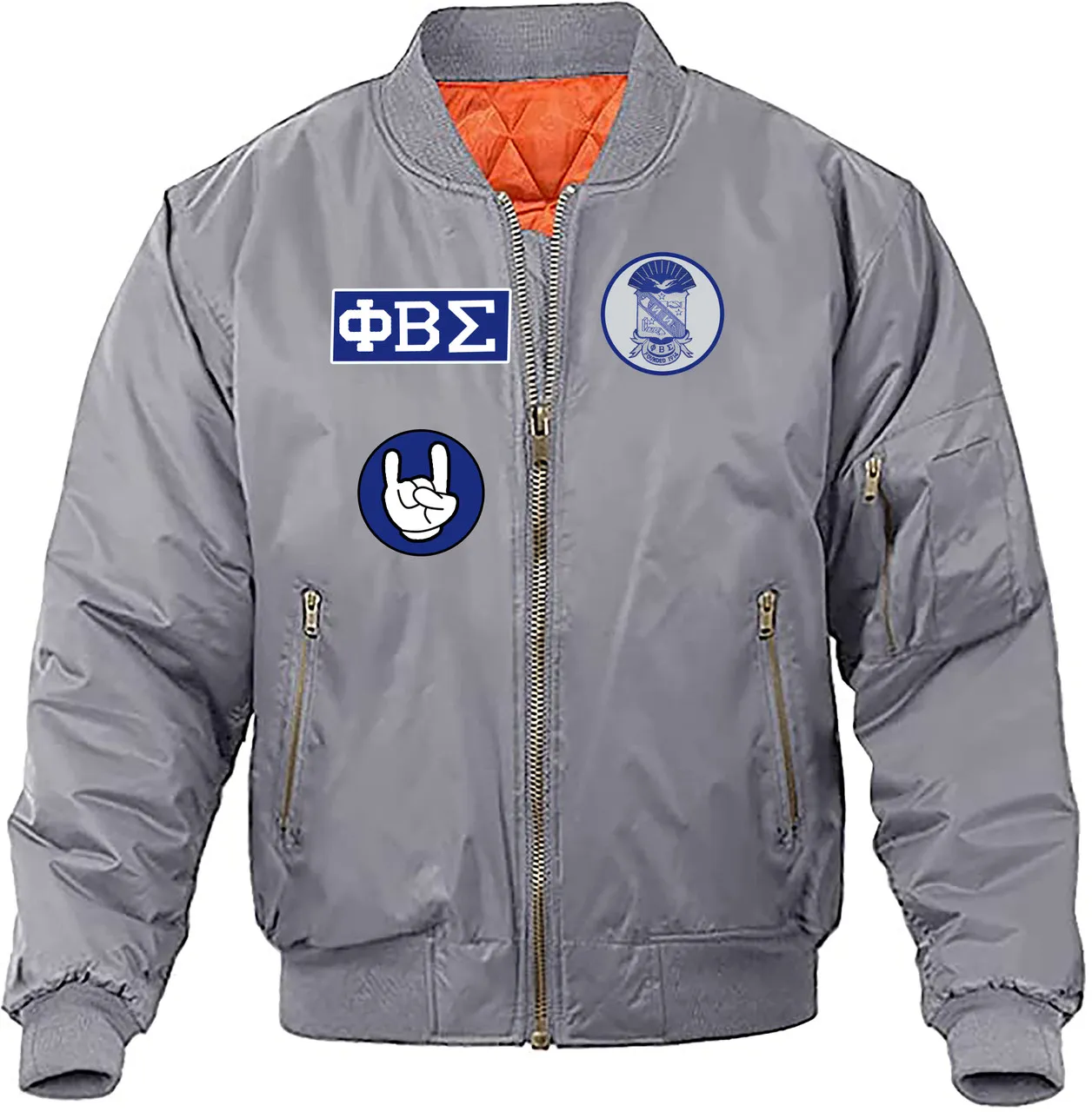 Deference Clothing® compatible with Zeta Phi Beta Clothing® Chapter Chapter 59 Bomber Jacket Patches