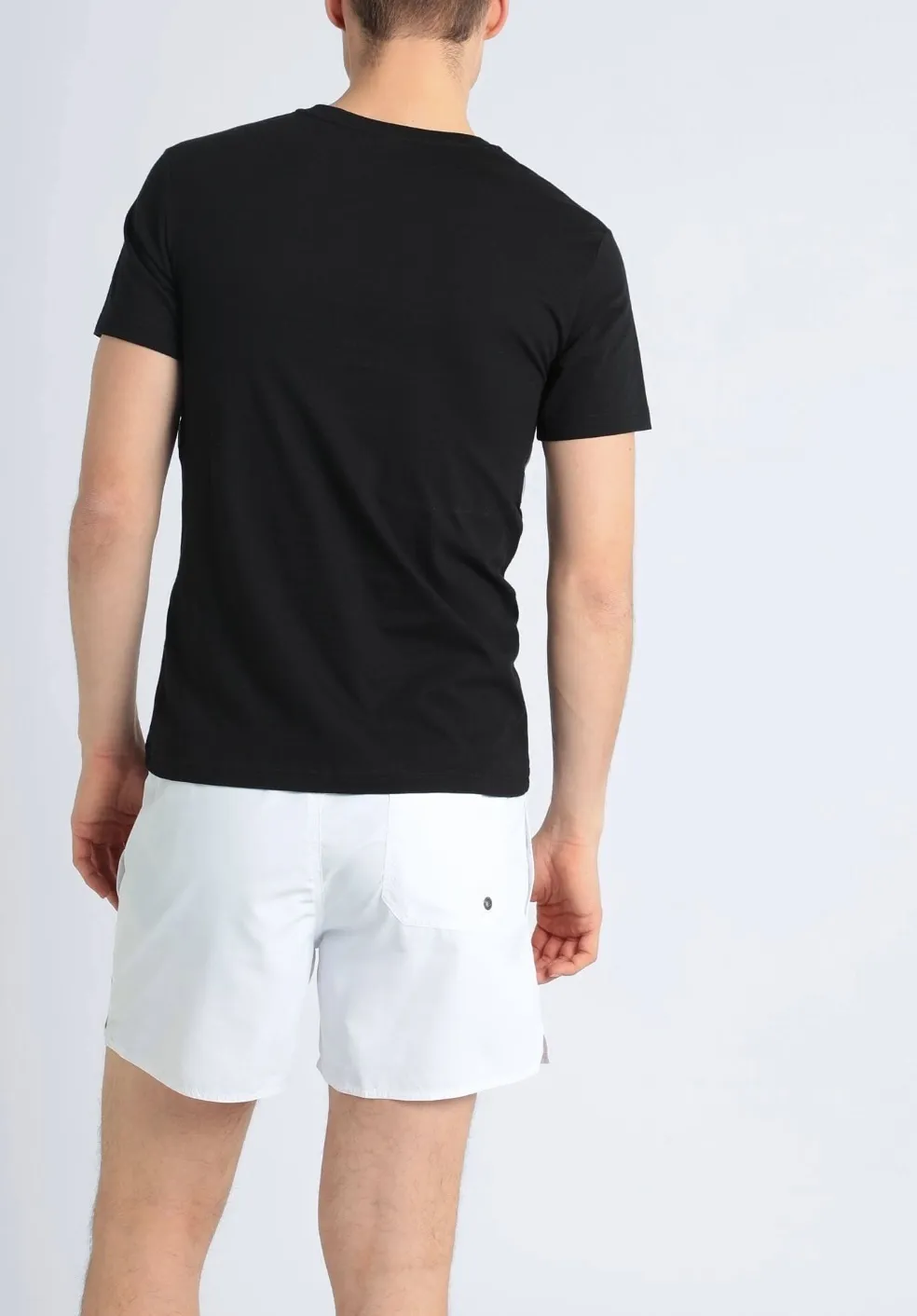 EMPORIO ARMANI  |Crew Neck Cotton Short Sleeves Logo Crew Neck T-Shirts