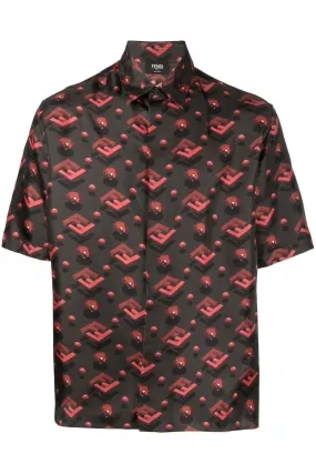 FENDI  |Short Sleeves Logo Luxury Shirts