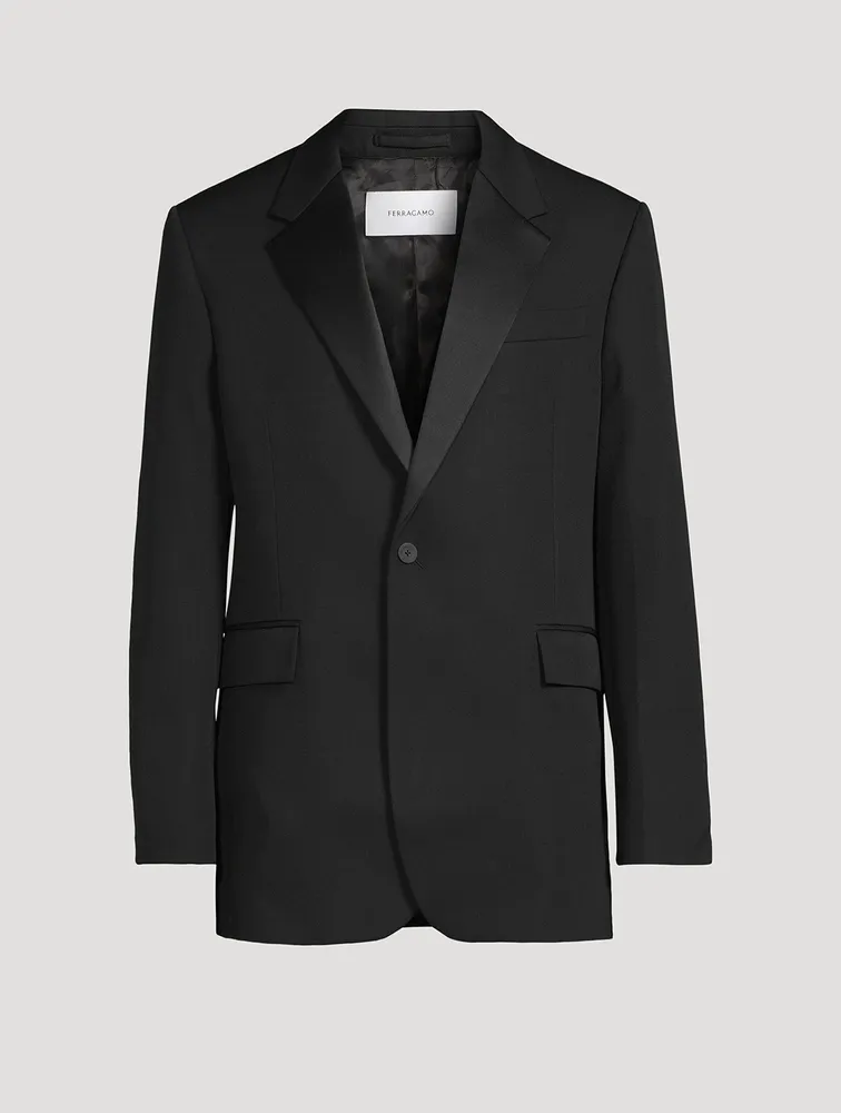 FERRAGAMO Wool Tuxedo Jacket