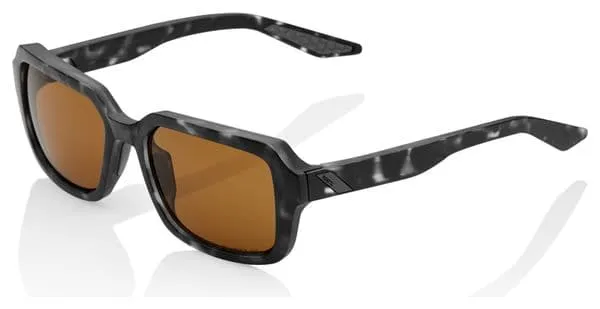 Glasses 100% Rideley Matte Black Havana Bronze Peakpolar Lens