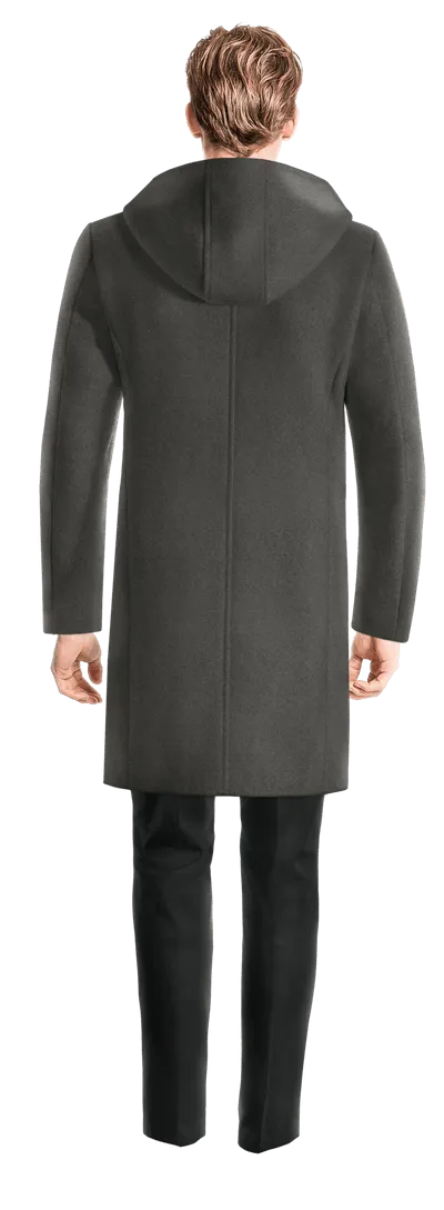 Grey Long Montgomery coat