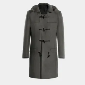 Grey Long Montgomery coat