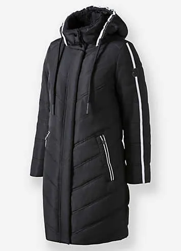 Heine Quilted Coat | Kaleidoscope