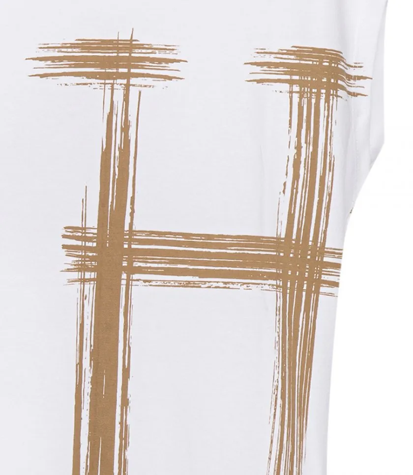 HERNOINTERLOCK JERSEY T-SHIRT WITH KIMONO SLEEVES