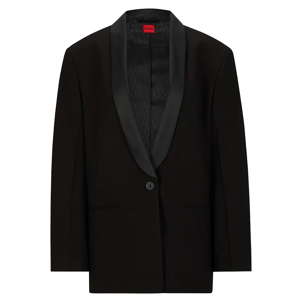 HUGO Amusar Oversized Tuxedo Jacket