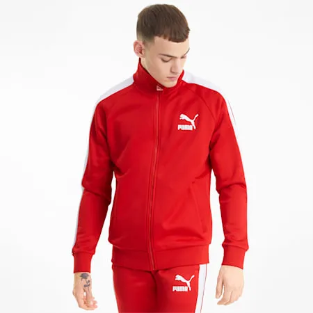 Iconic T7 Men's Track Jacket | High Risk Red | PUMA Shop All Puma | PUMA 