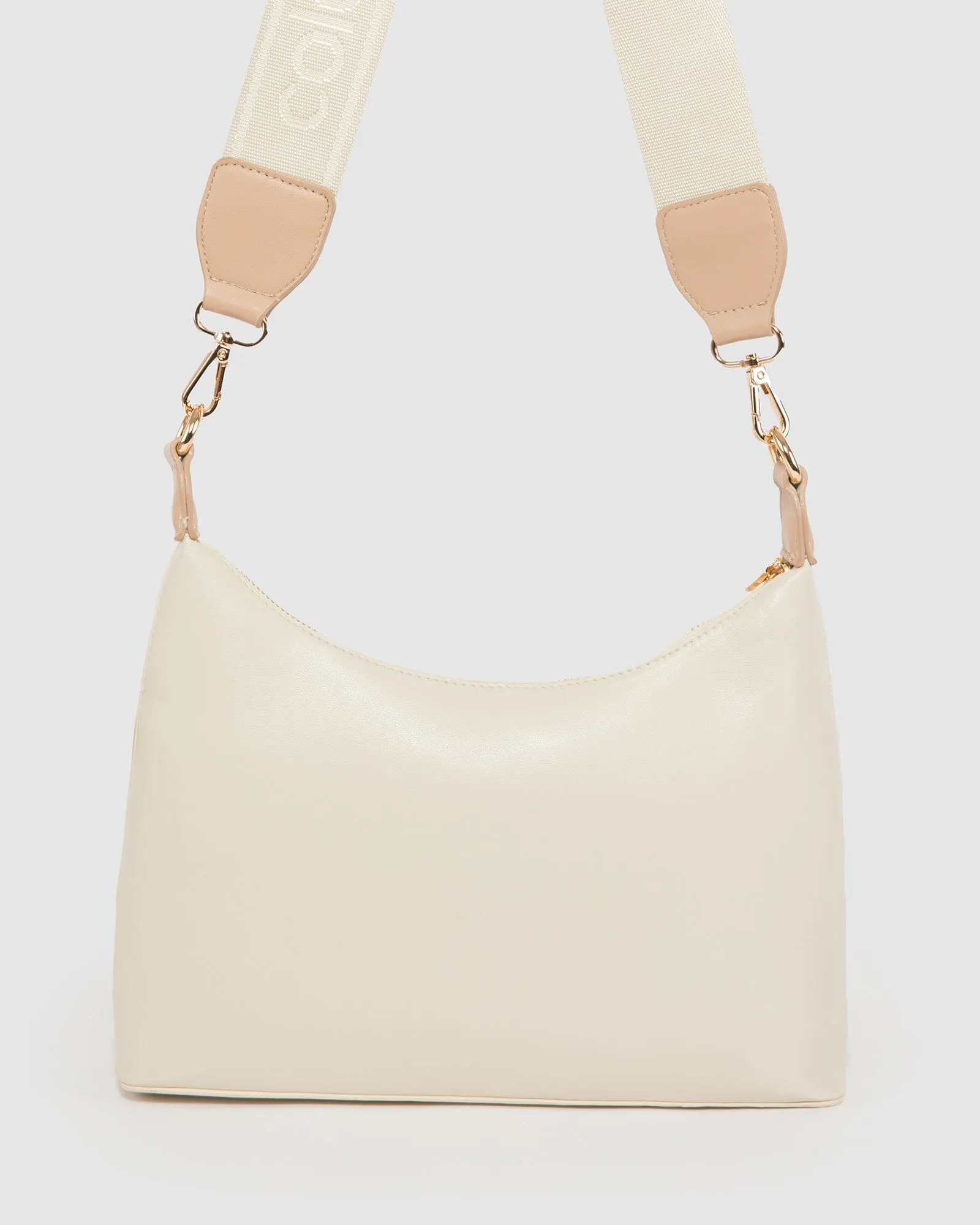 Ivory Jess Quilt Crossbody Bag