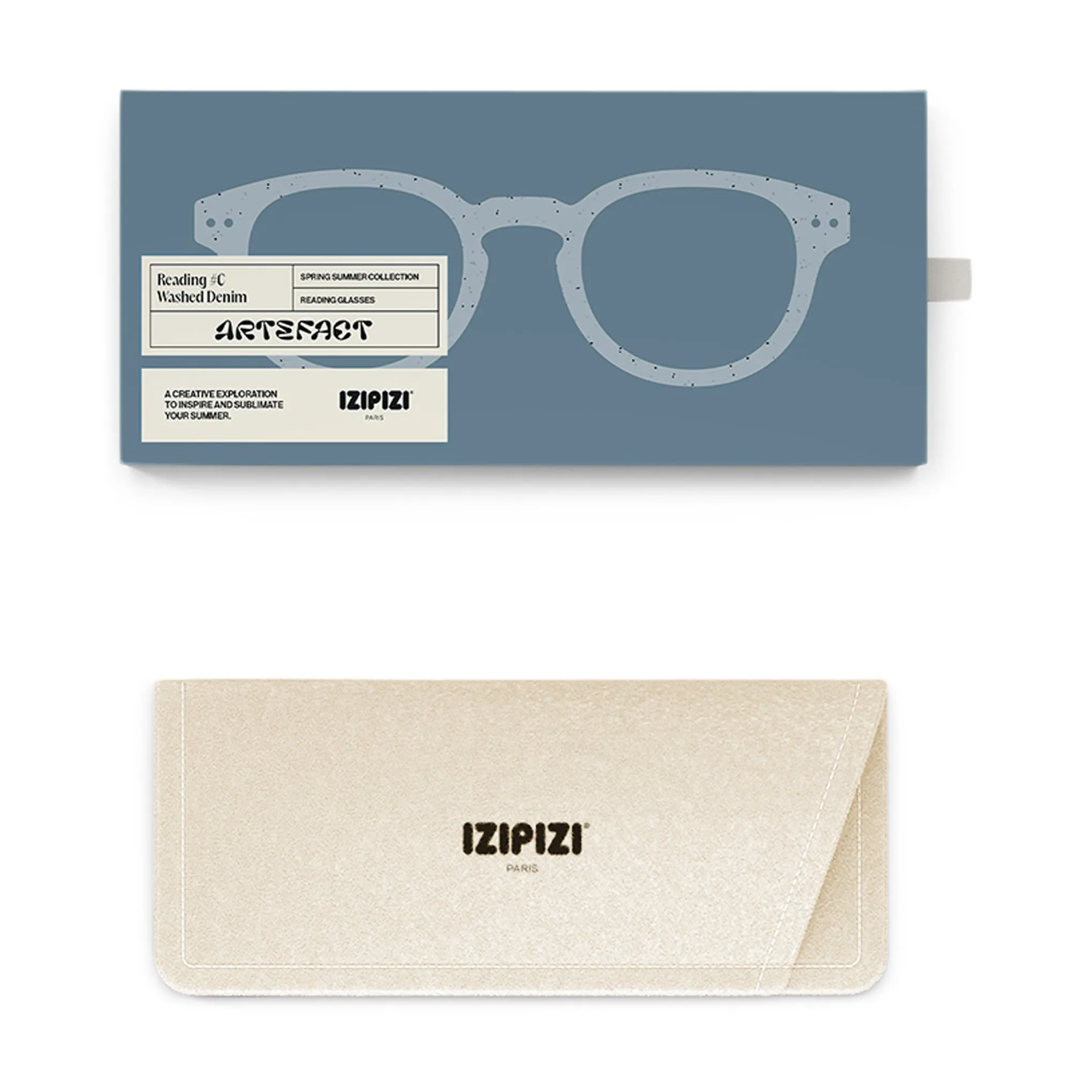 IZIPIZI Artefact Reading Glasses #C