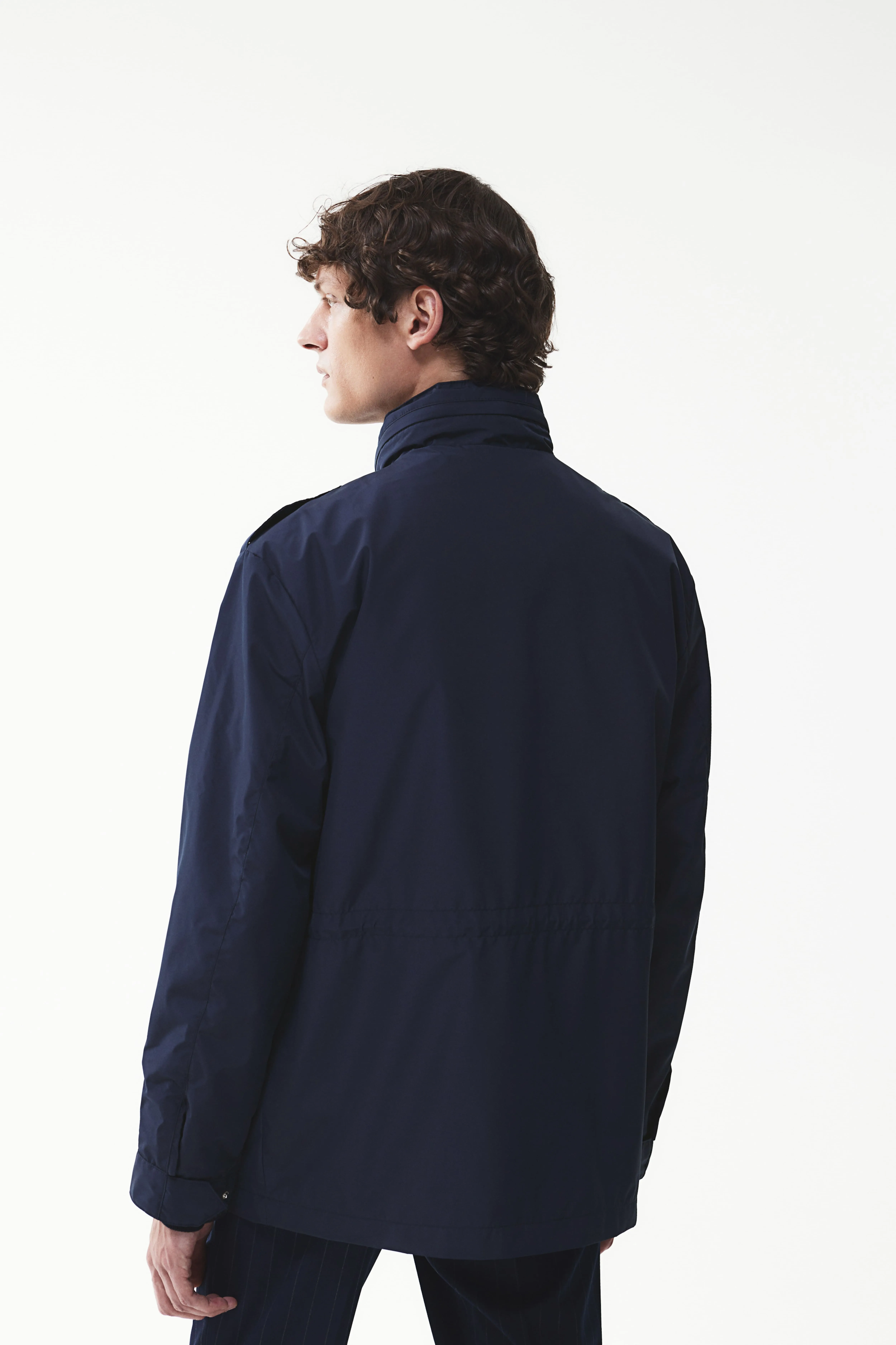 Jacket - Long sleeve - Regular length - Navy blue - Men | H&M GB