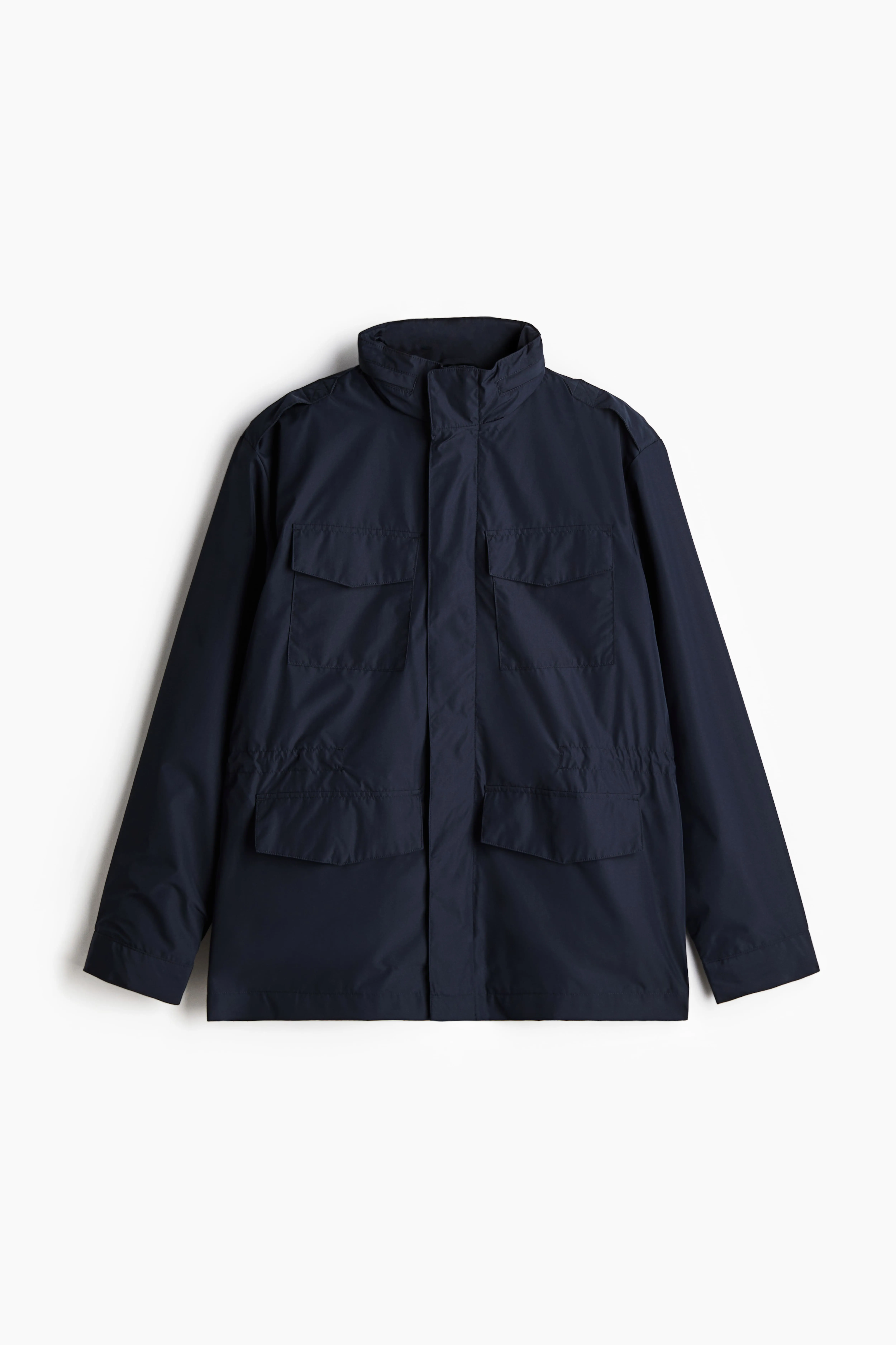 Jacket - Long sleeve - Regular length - Navy blue - Men | H&M GB