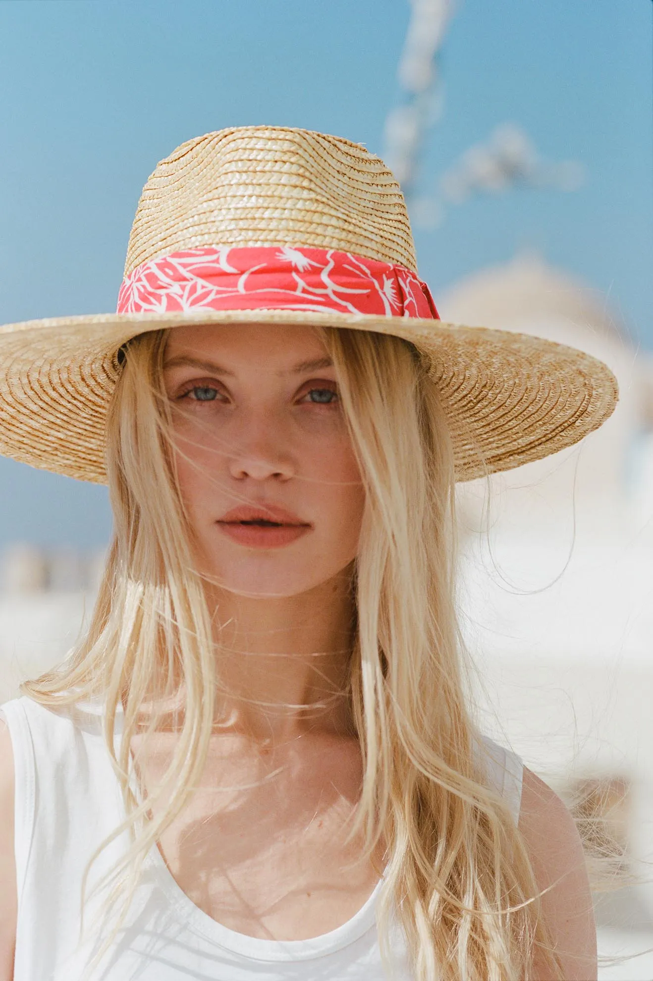 Joanna Hat - Honey/Aloha Red