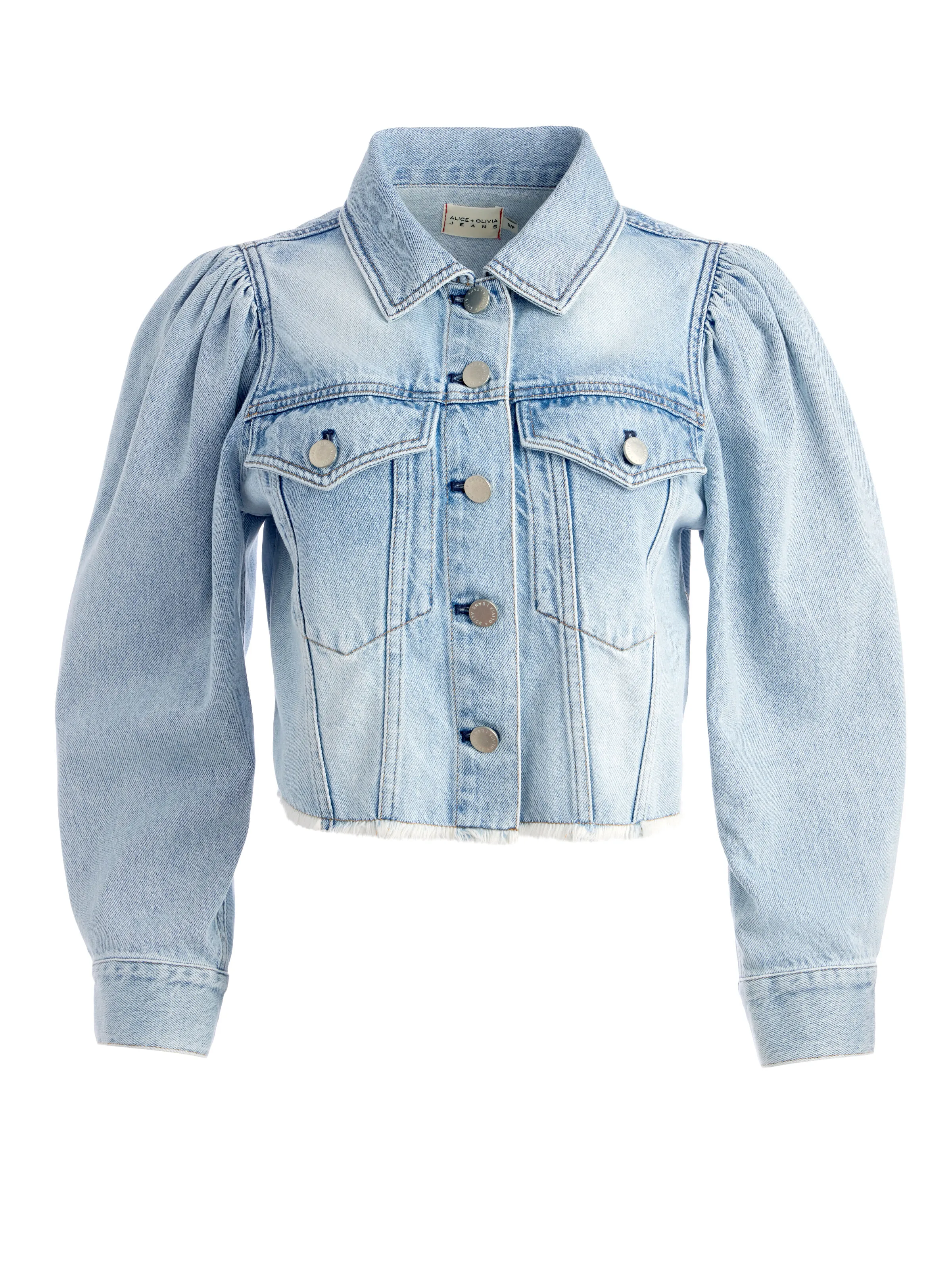 LANA PUFF SLEEVE DENIM JACKET