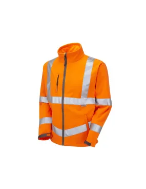 Leo Workwear - SJ01 Buckland Class 3 Softshell Jacket - Orange - 2020ppe Size S