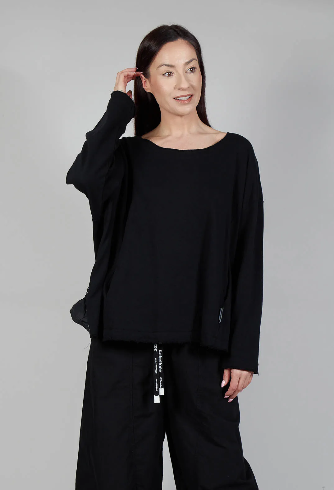 Long Sleeve Top in Black