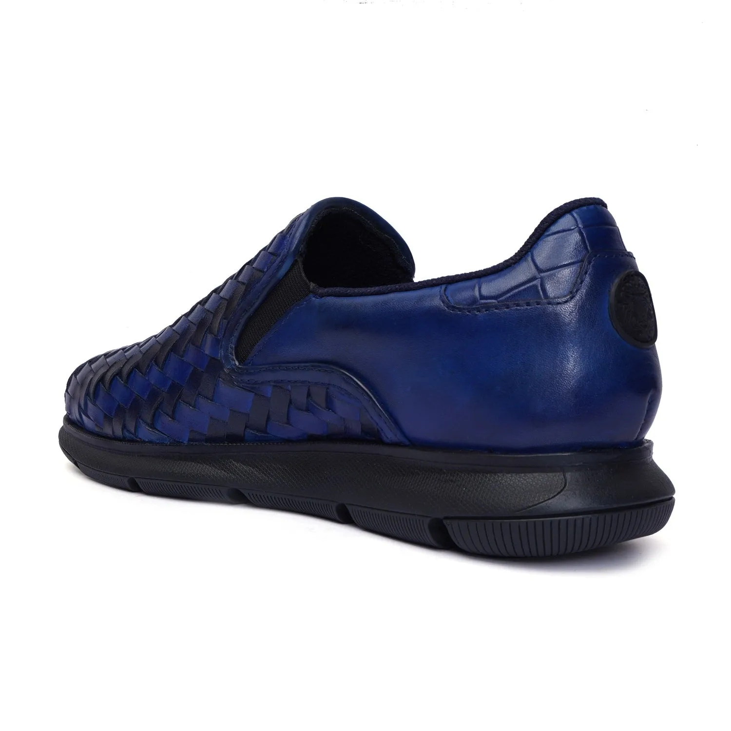 Low Top Blue Sneaker with Extra Light Weight