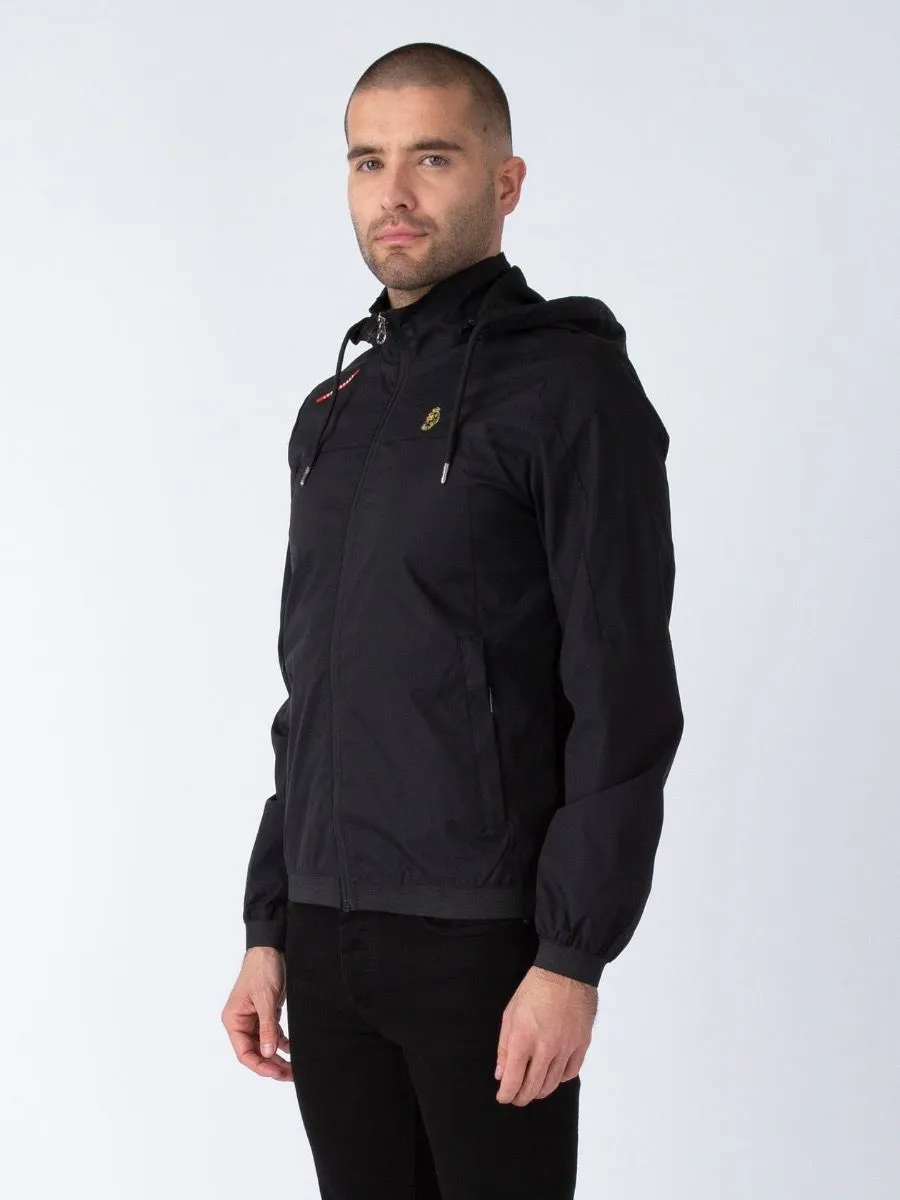 Luke 1977 Brownhills Benyon Hooded Jacket Jet Black