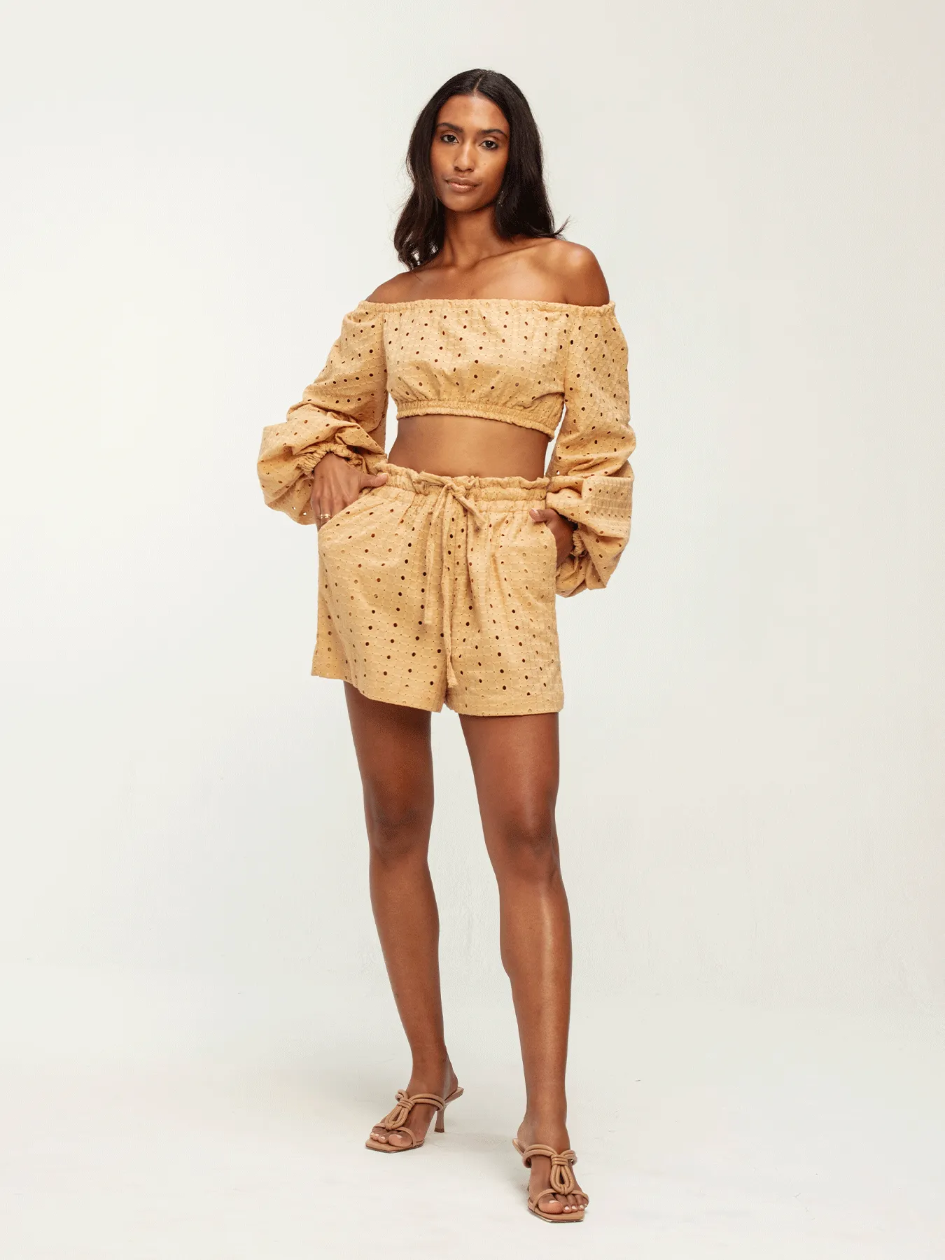 Lula Shorts - Binta Camel