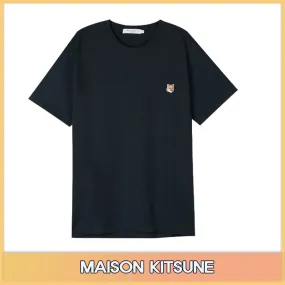 MAISON KITSUNE  |Street Style Cotton Logo Designers T-Shirts