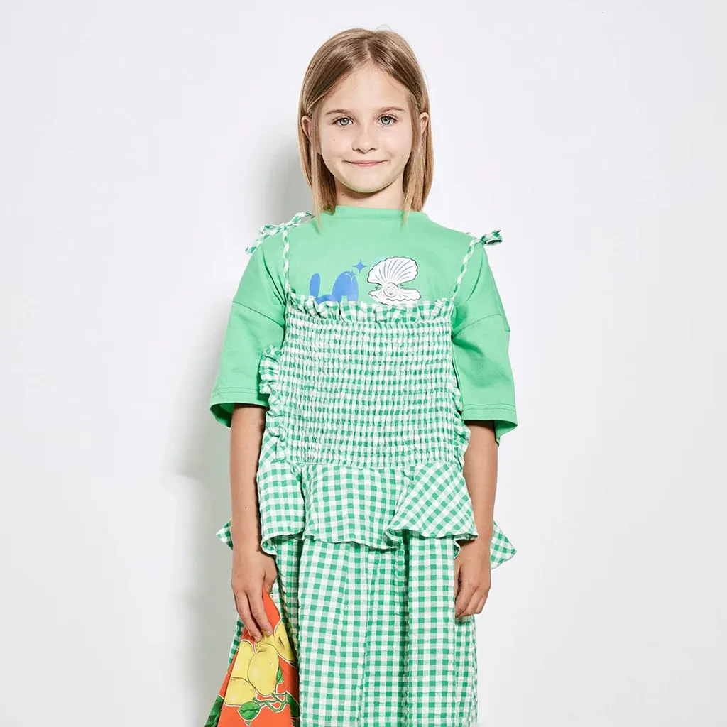 Maison Mangostan Child La Belleza T-shirt Green