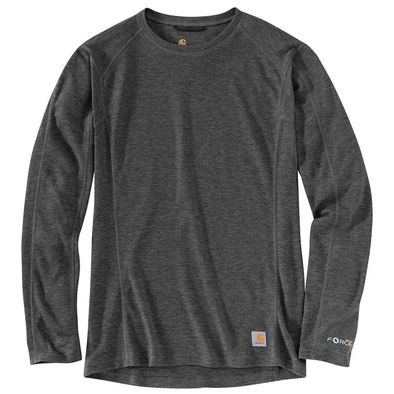 MBL131 - Carhartt Men's FORCE Heavyweight Synthetic-Wool Blend Base Layer Crewneck Top