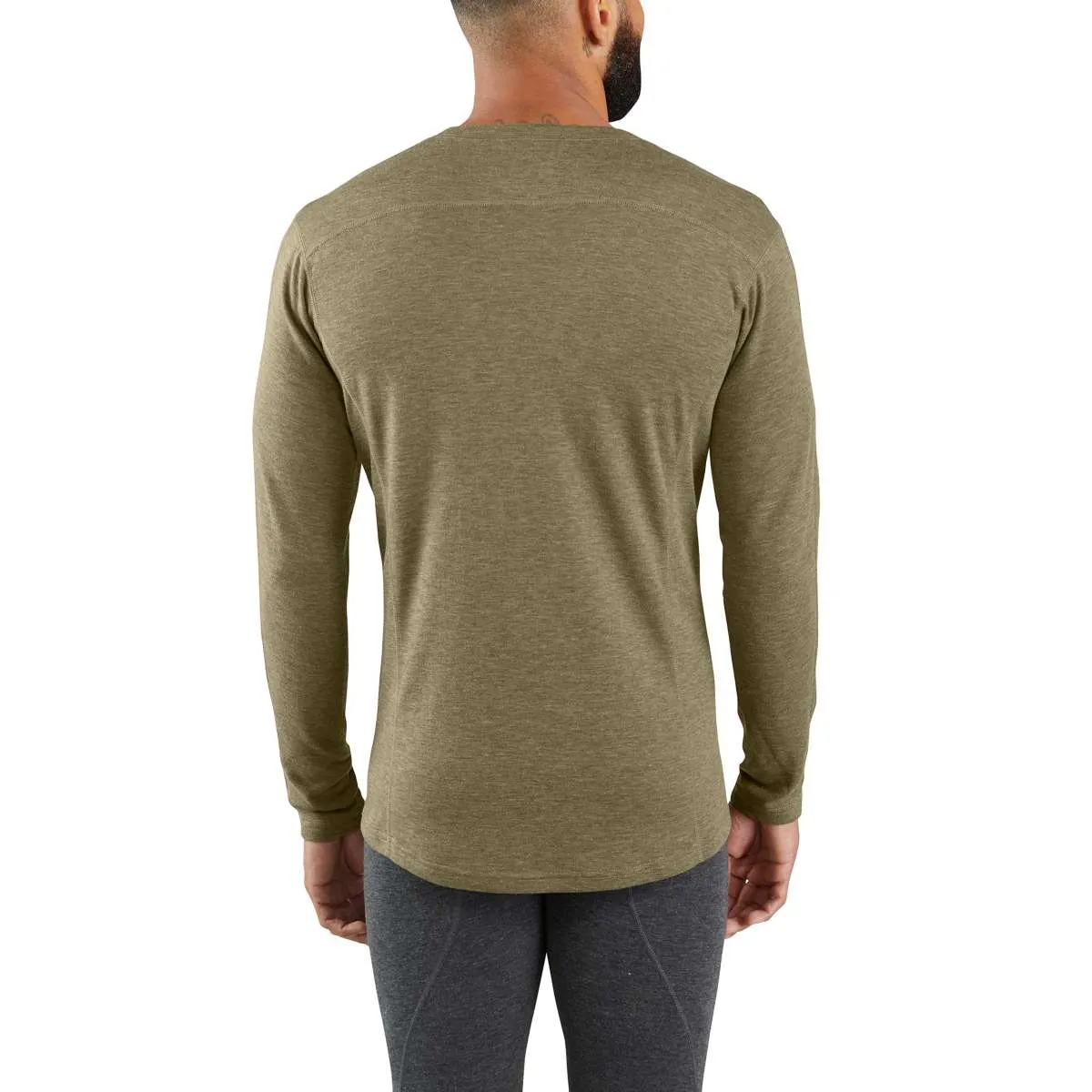 MBL131 - Carhartt Men's FORCE Heavyweight Synthetic-Wool Blend Base Layer Crewneck Top