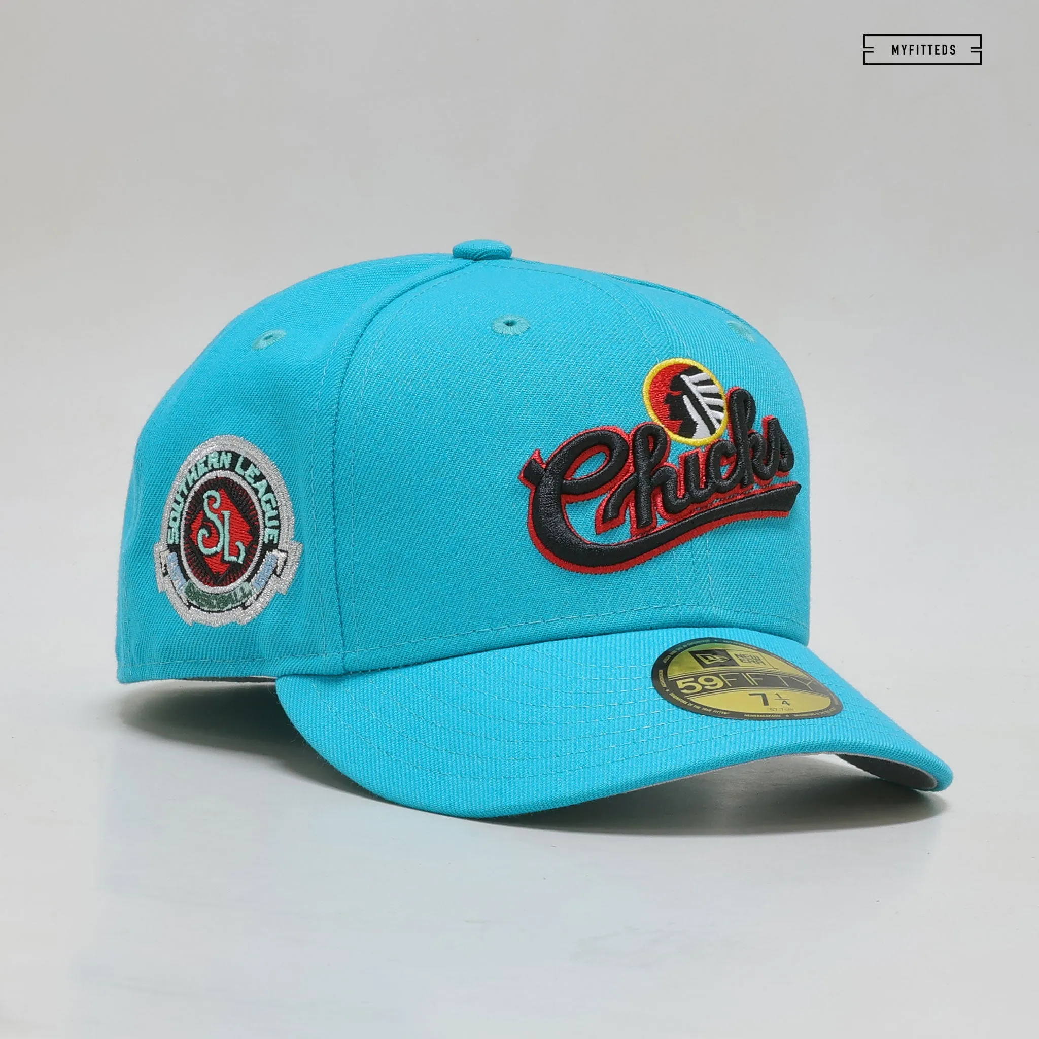 MEMPHIS CHICKS CALYPSO GREEN JET BLACK  EXCLUSIVE NEW ERA HAT