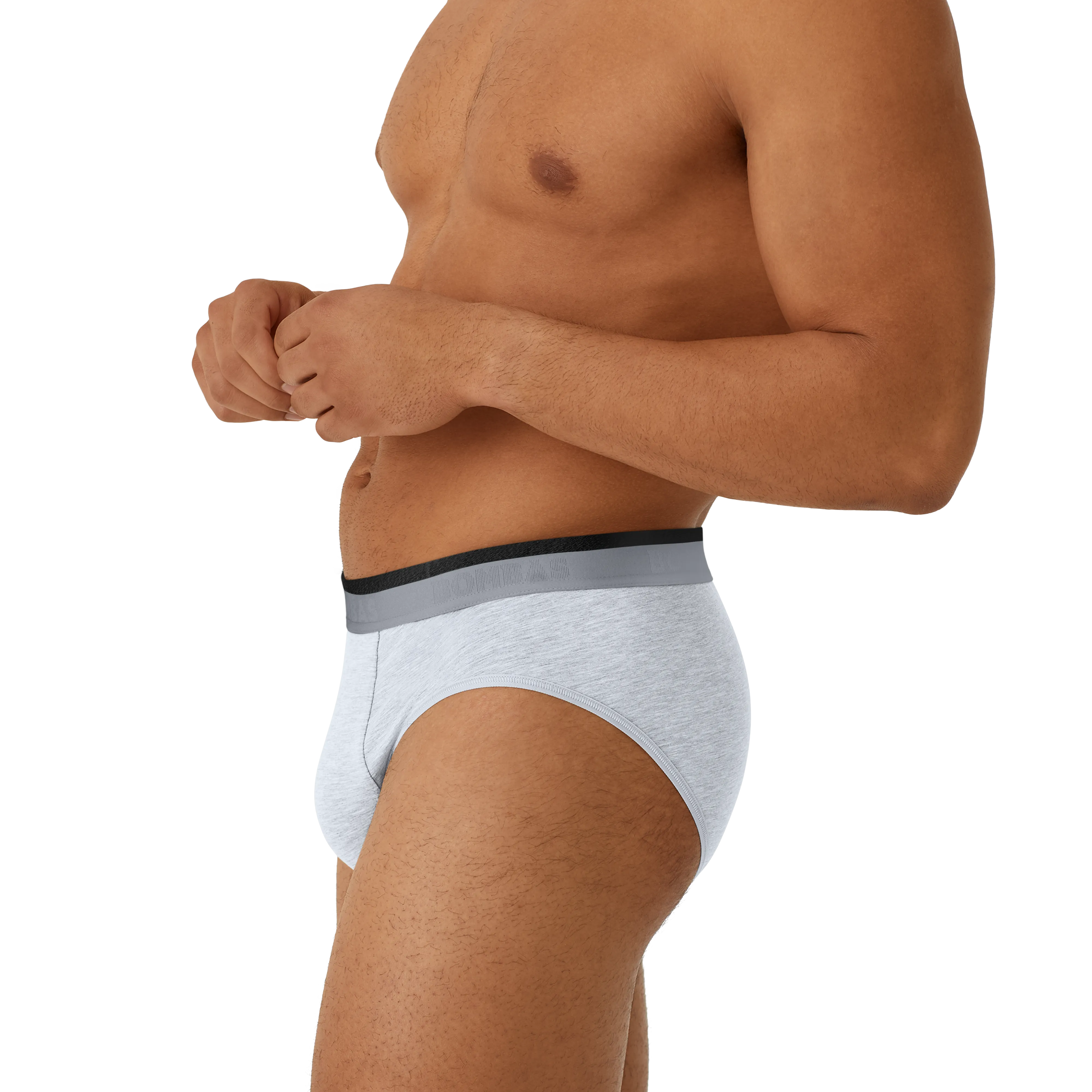 Men's Cotton Modal Blend Flyless Brief 3-Pack