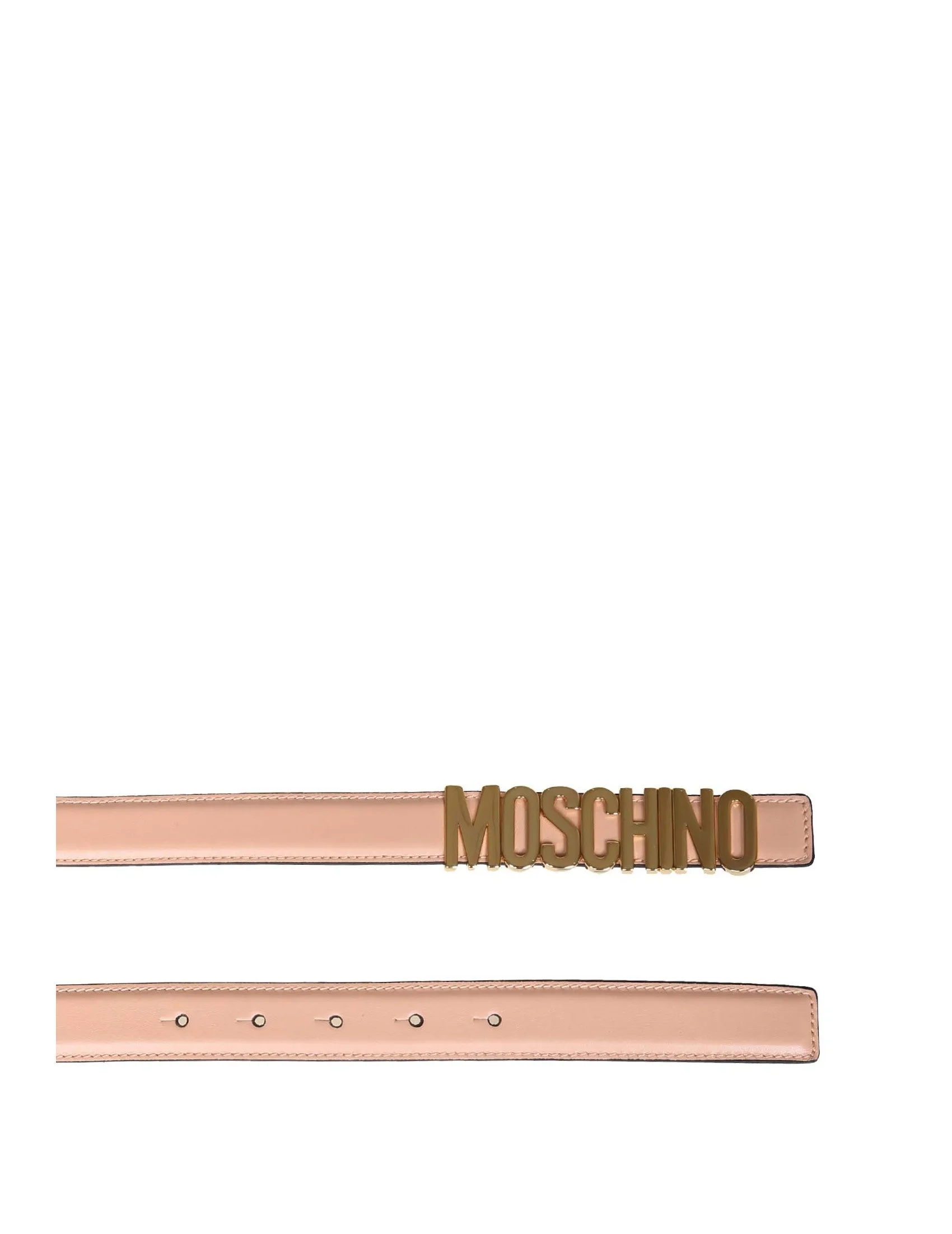 Moschino Logo Plaque Belt