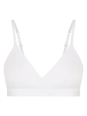 Natural Bralette - Reggiseno light in cotone elasticizzato - Bianco