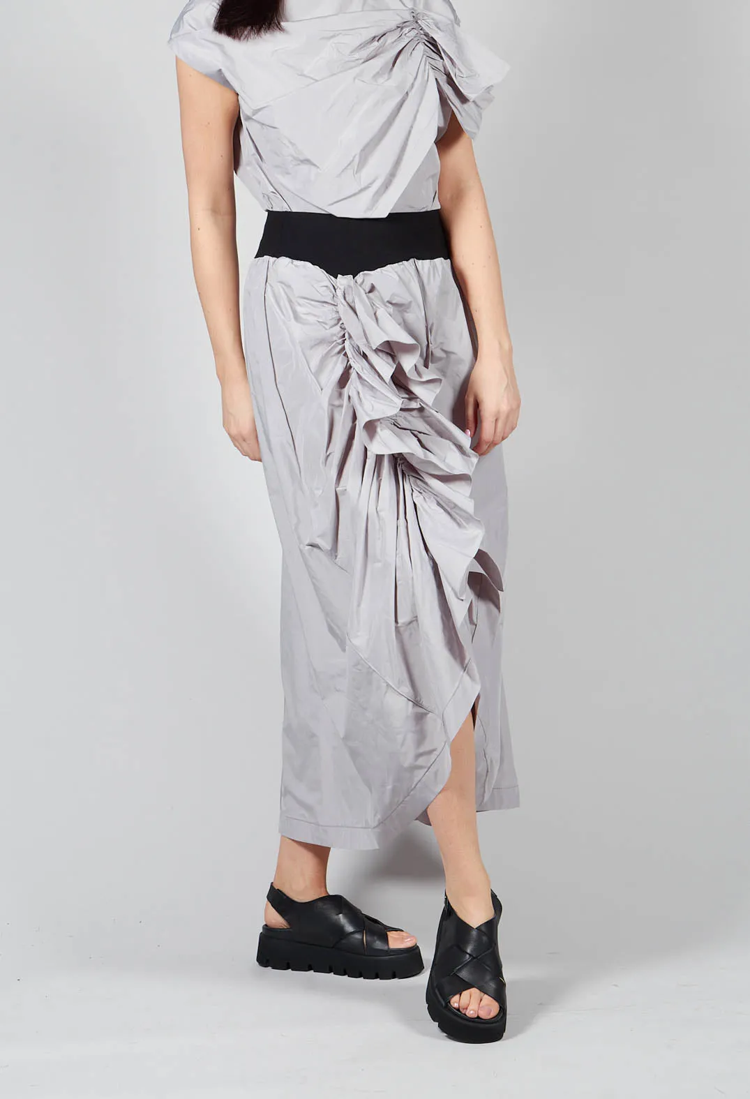 ORDI Skirt in Black Light Grey