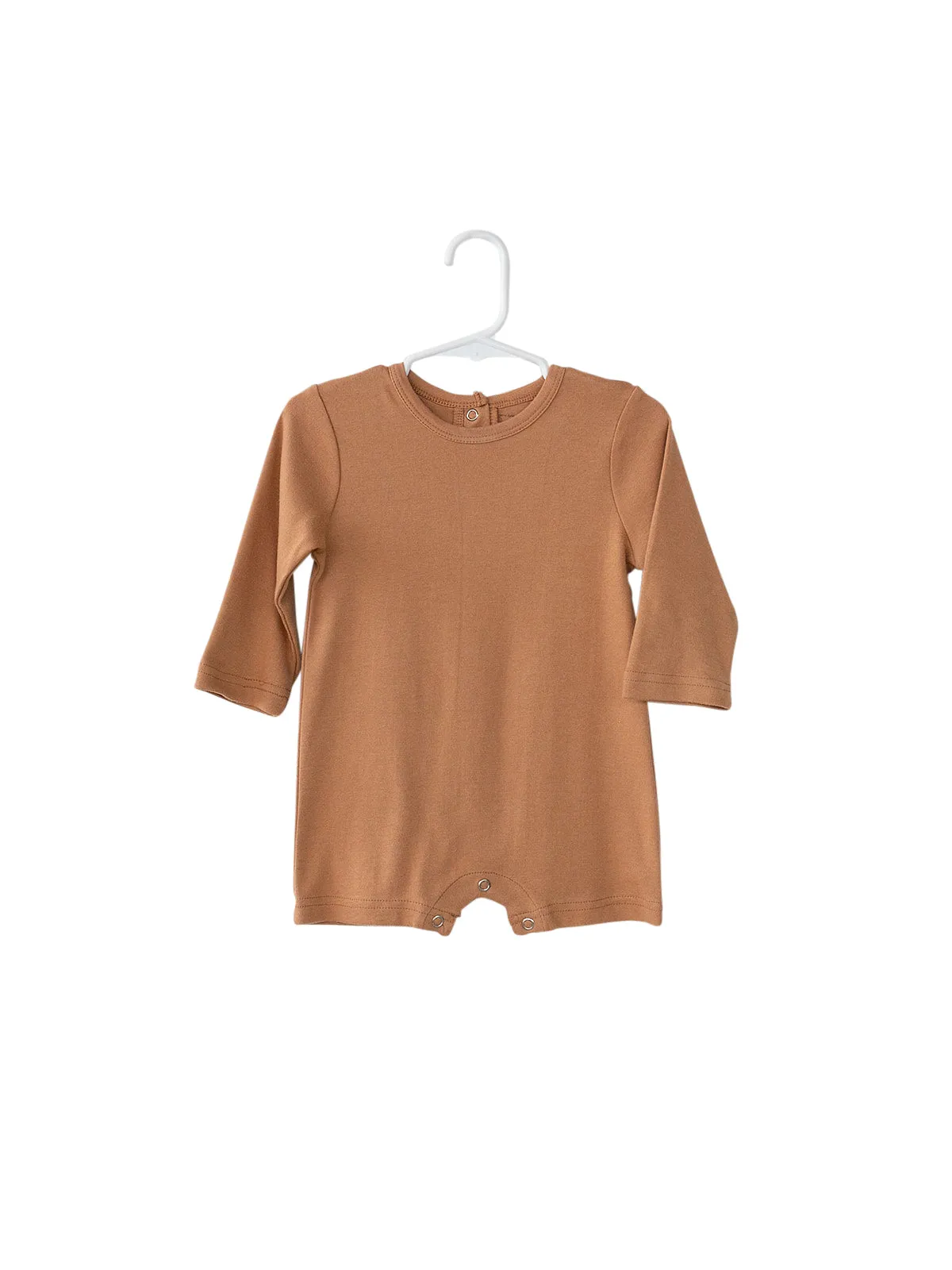 Organic Long Sleeve Romper -  Colors