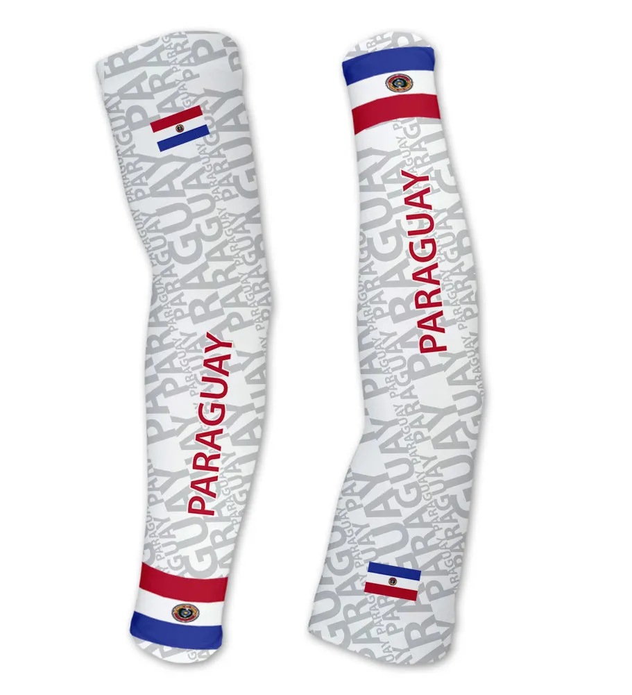 Paraguay ScudoPro Compression Arm Warmers Sleeves Unisex Walking/Cycling/Running/Golf