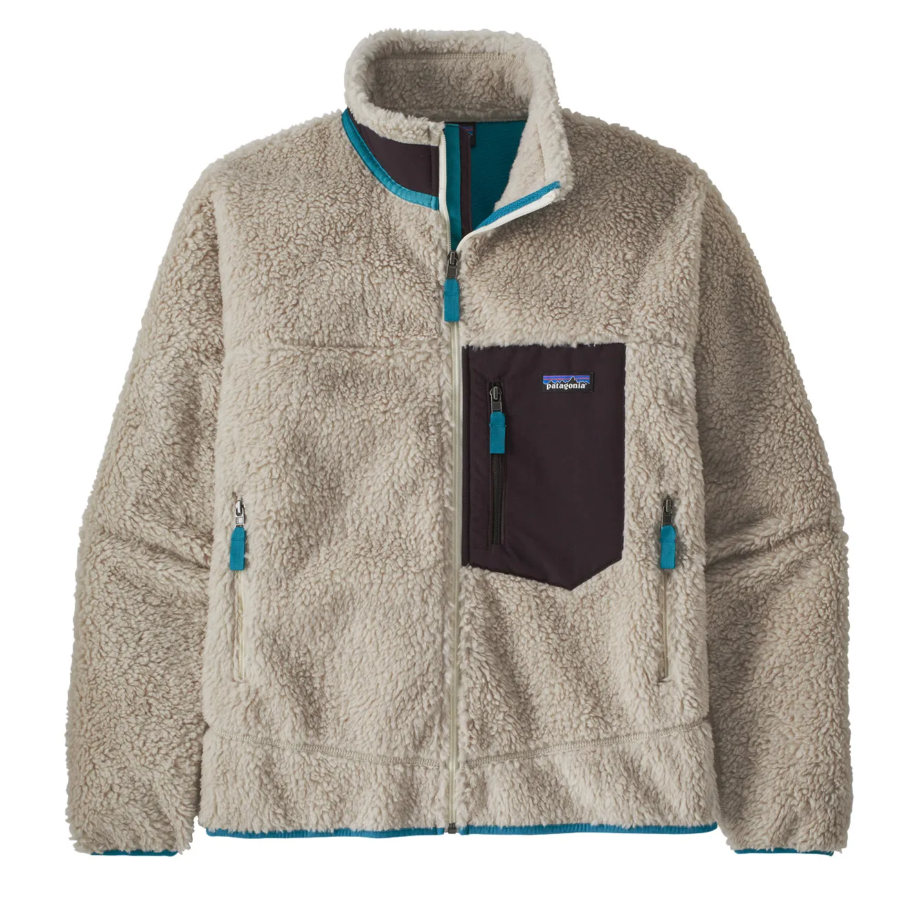 Patagonia Classic Retro-X Fleece Jacket Natural / Obsidian Plum