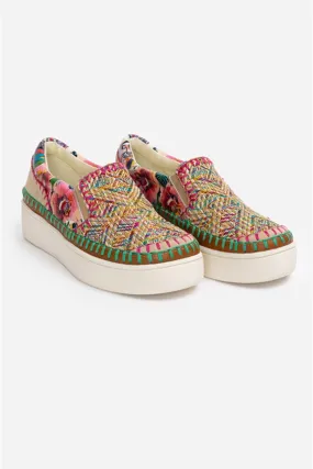 Patchwork Slip-On Sneaker