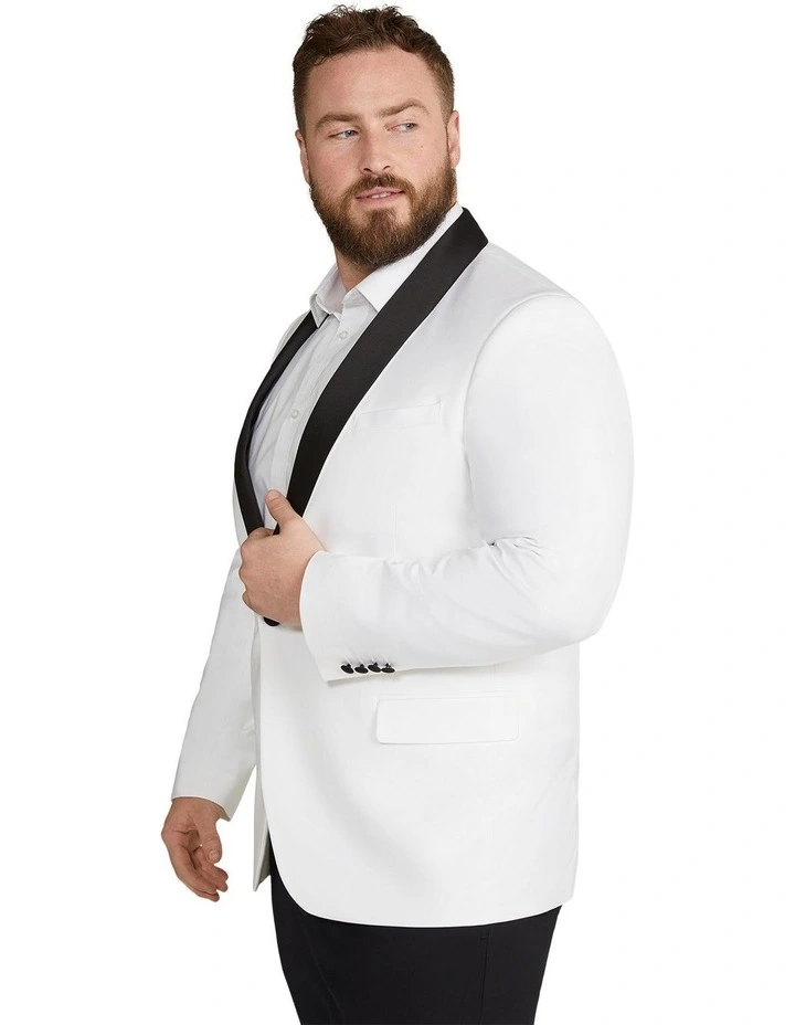 Pierce Tuxedo Jacket in Ivory